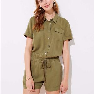 Loft green romper